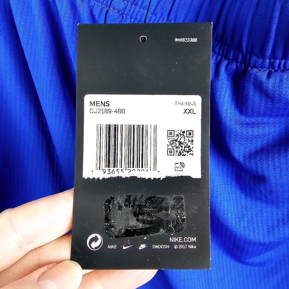 Nike Dri-Fit Blue Training Shorts NWT size XXL - Picture 3 of 12
